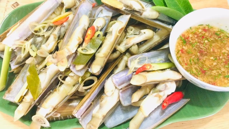 ốc móng tay hấp bia 6