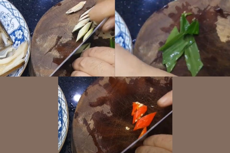 ốc móng tay hấp sả 3