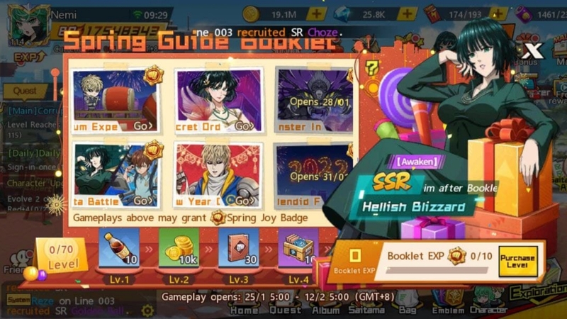 Lộ trình cập nhật và sự kiện vận hành riêng cho server