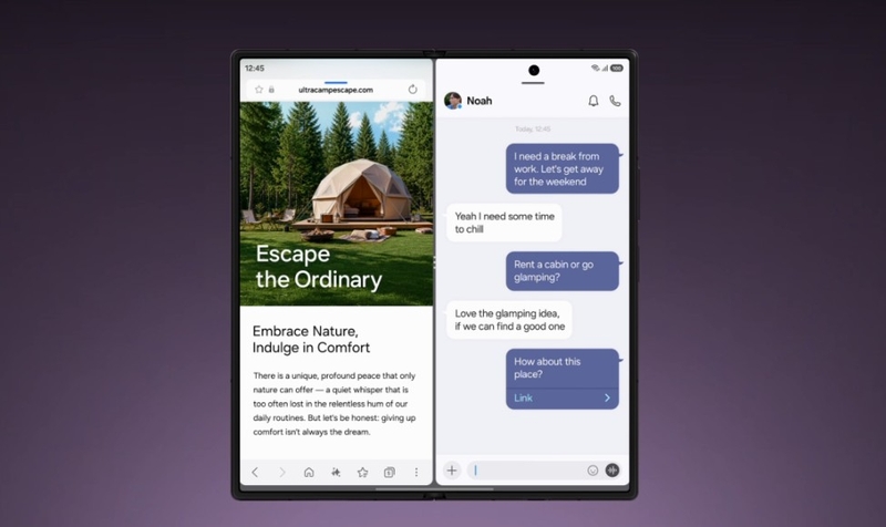 One UI mới trên Galaxy Z Fold 8 Ultra 2