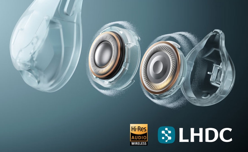 OnePlus Buds Clip kết hợp hệ thống driver kép và codec LHDC 3.0, hướng đến trải nghiệm âm thanh chất lượng cao.
