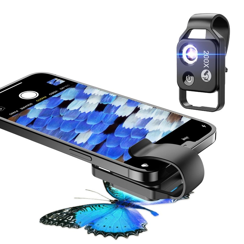 Ống kính camera điện thoại di động Apexel APL-MS002BK - Tương thích với nhiều dòng smartphone