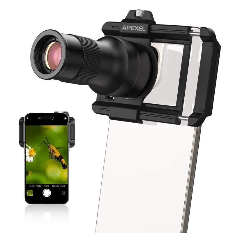 Ống kính camera điện thoại di động Apexel APL-TM6 - Tele 6X tiếp cận chủ thể từ xa