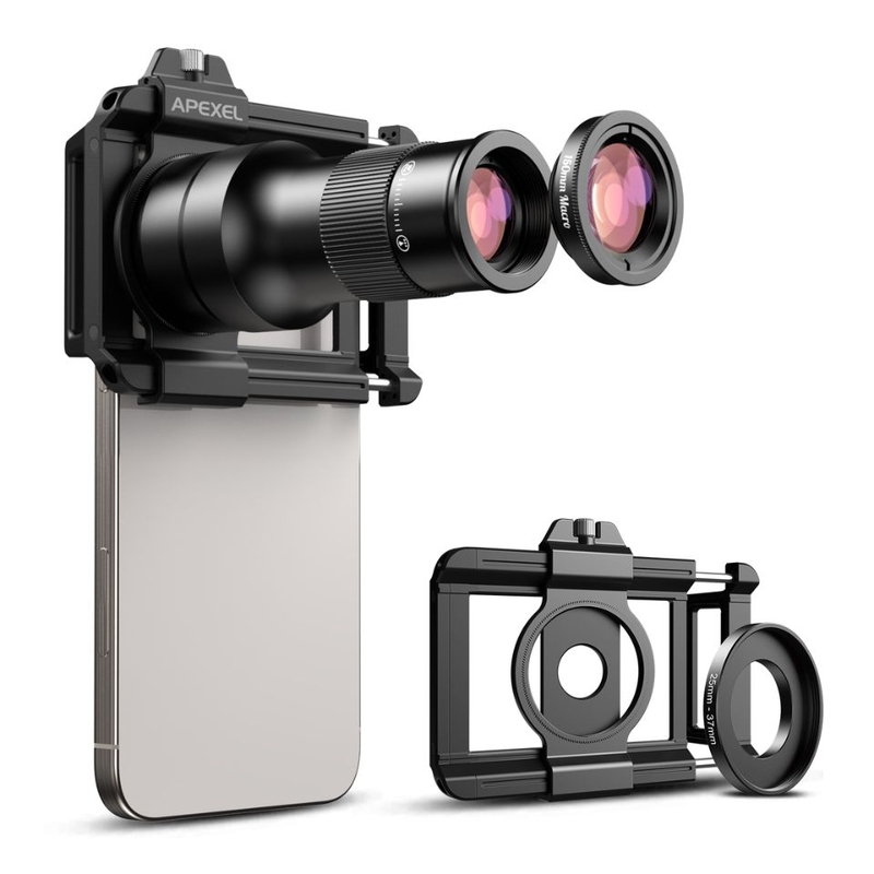 Ống kính camera điện thoại di động Apexel APL-TM6 - Cấu trúc quang học độ nét cao