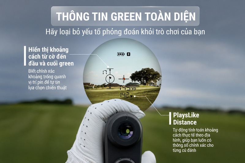 Ống nhòm chơi Golf Garmin Approach Z10 5