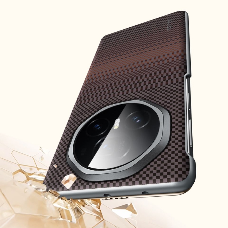 Ốp lưng Honor Magic V5 giả da Sulada bảo vệ toàn diện với cấu trúc khung nâng cấp