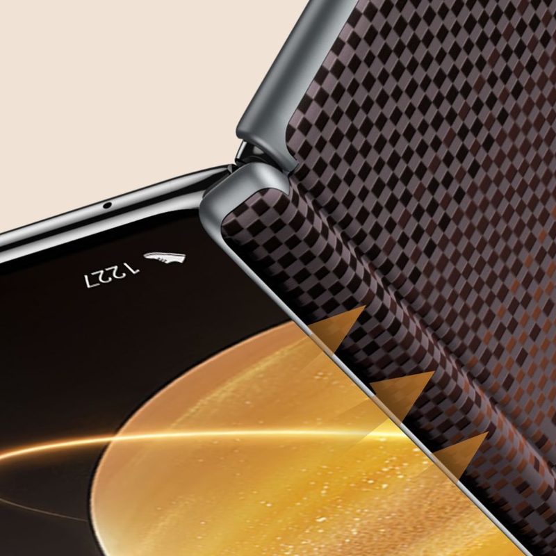 Ốp lưng Honor Magic V5 giả da Sulada gập mở linh hoạt