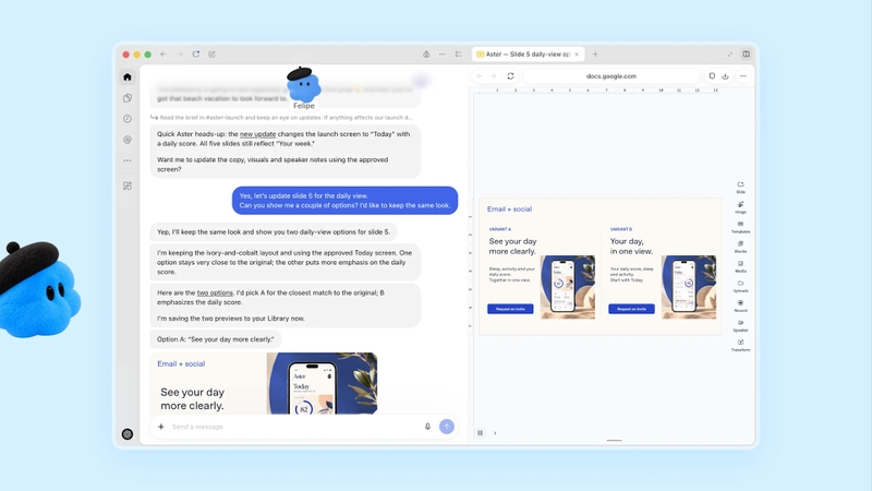 OpenAI Dots cập nhật tài liệu ra mắt theo thay đổi của dự án, giúp nội dung trình bày luôn bám sát yêu cầu mới.