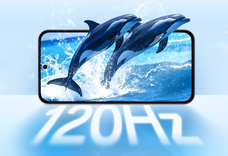 OPPO A7 Pro dùng màn hình OLED 120 Hz, độ sáng 1.400 nit.