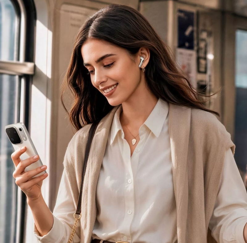 OPPO Enco X4 tự động điều chỉnh mức chống ồn theo môi trường, giảm tiếng ồn khi di chuyển.