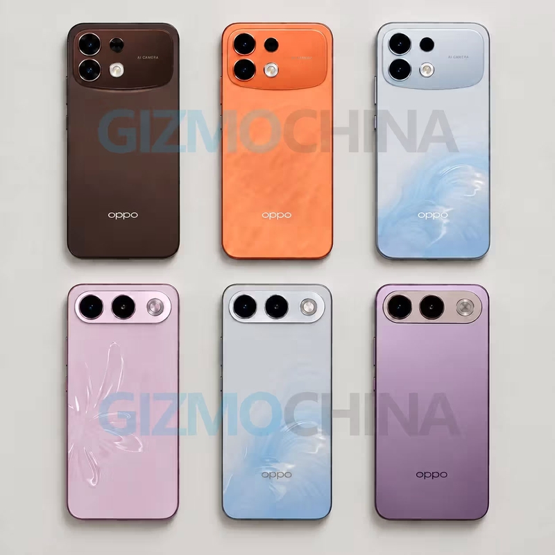 OPPO F35 Series lộ diện với 6 tùy chọn màu sắc cùng nhiều cách hoàn thiện mặt lưng khác nhau.
