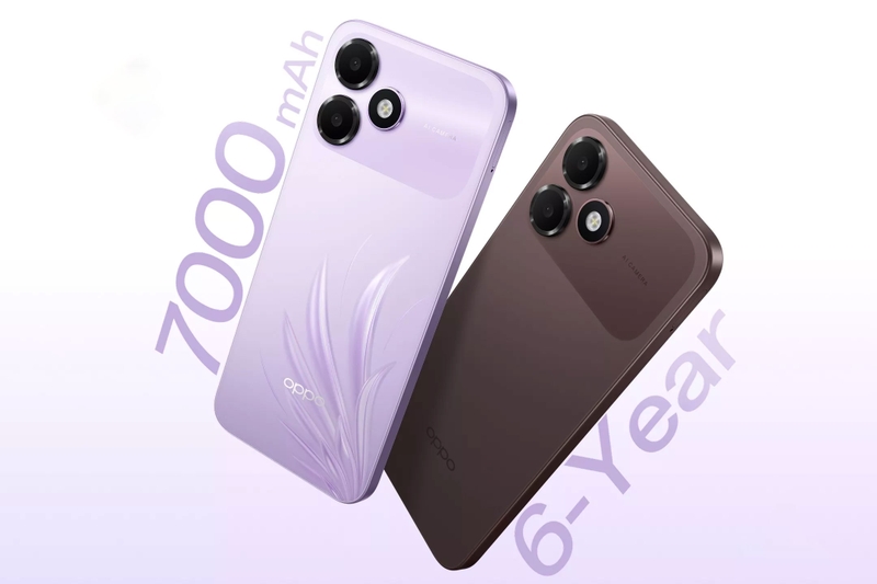 Viên pin 7.000 mAh là một trong những trang bị đáng chú ý trên OPPO K14 Lite 4G.