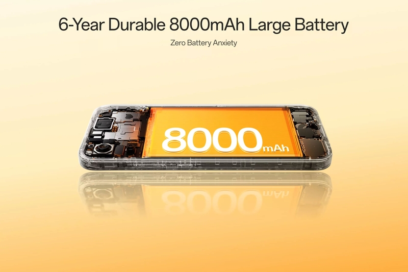 OPPO K14 Plus mang pin 8.000 mAh, tạo lợi thế rõ rệt về thời lượng sử dụng trong phân khúc.