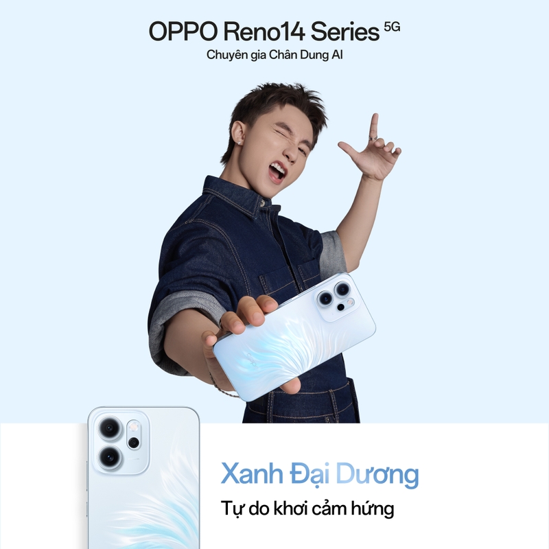 OPPO Reno14 Series ghi điểm với thiết kế đuôi cá đa sắc 4