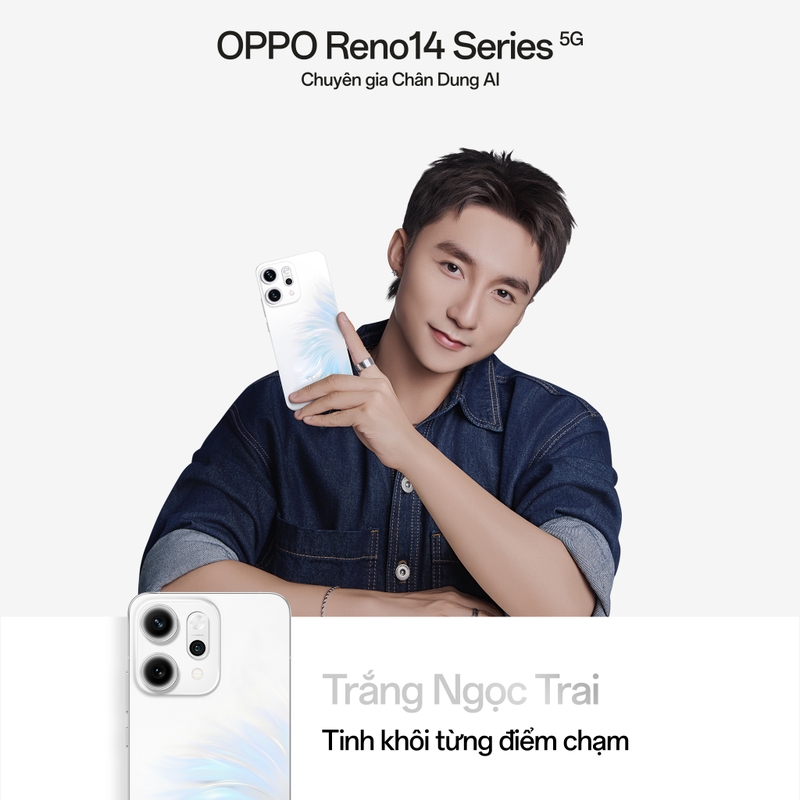 OPPO Reno14 Series ghi điểm với thiết kế đuôi cá đa sắc 1