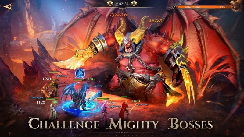 Đa dạng chế độ chơi: Boss thử thách, PvP liên server và Guild chiến lược