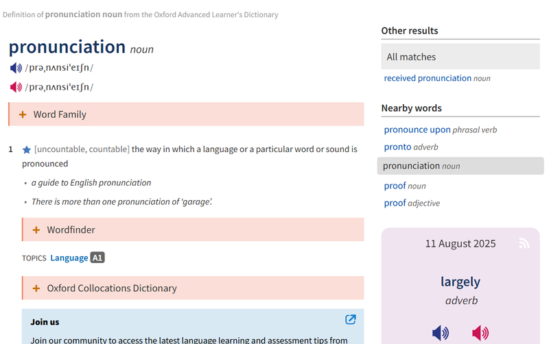 loi ich khi su dung oxford learners dictionaries