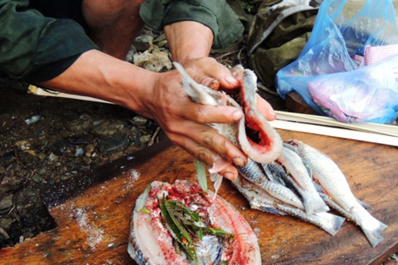 Bước 2: Ướp cá