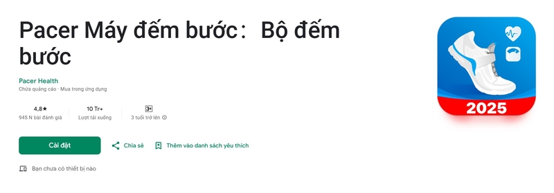 Pacer máy đếm bước ảnh 7