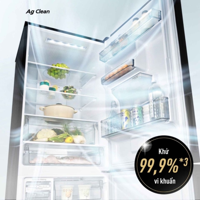 Luồng khí sạch Ag Clean ở tủ lạnh Panasonic NR-BX471GPKV