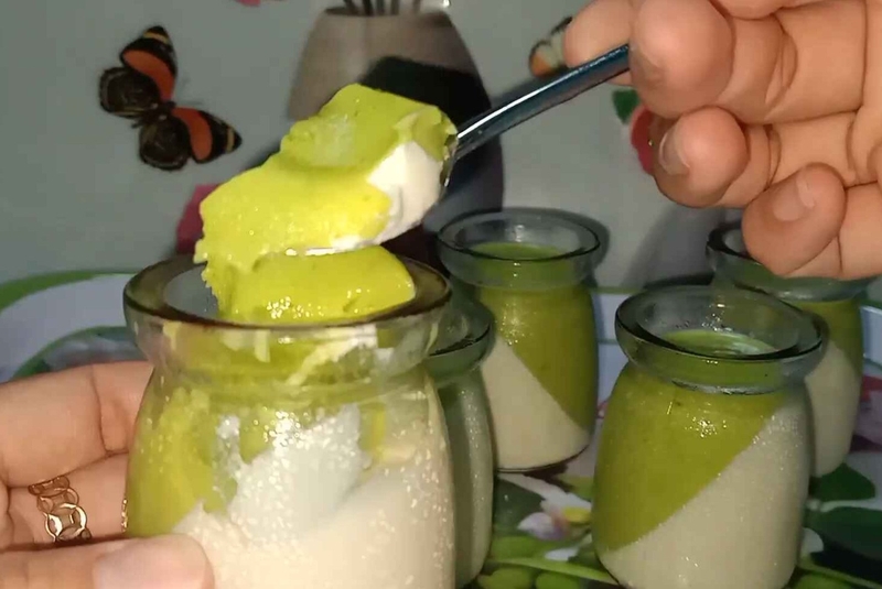 panna cotta bơ hình 10