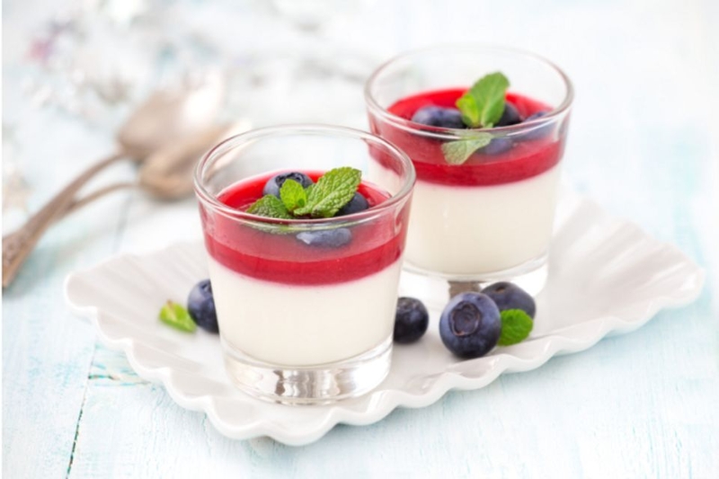 Nguồn gốc của món panna cotta trái cây
