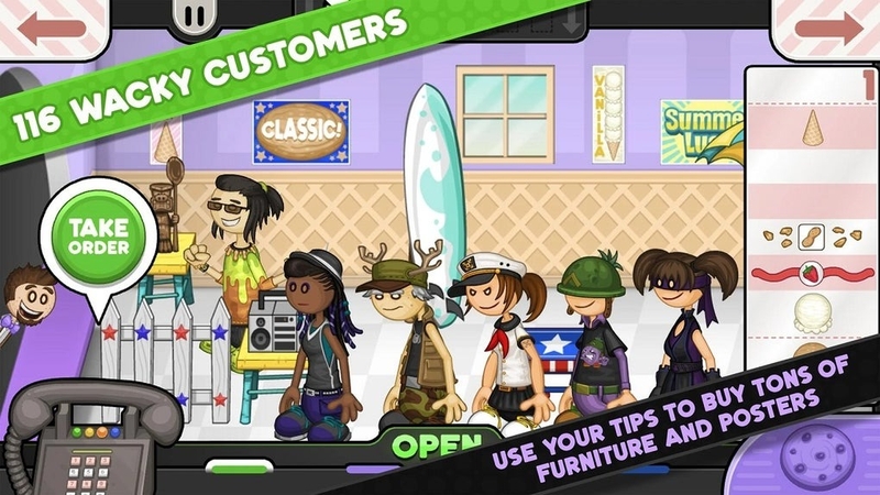 Papa’s Scooperia hình 4