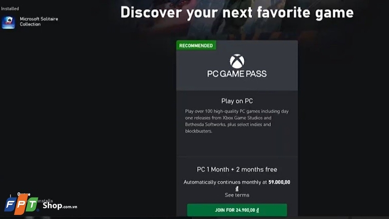 Nhấn Join for 24,900,00 đ.