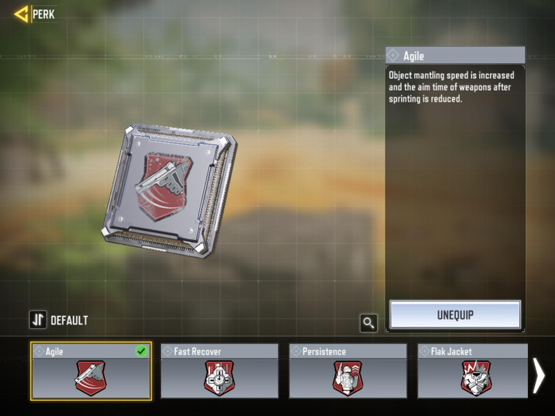 Các loại Perk trong Call of Duty: Mobile