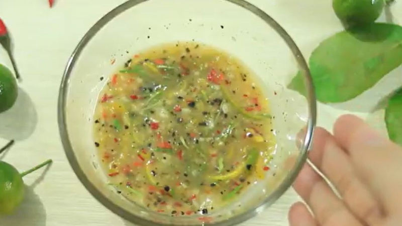 nuoc cham hai san chanh tac sua dac