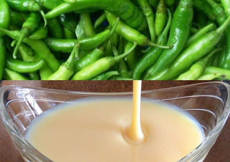 nguyen lieu pha nuoc cham hai san ot xiem xanh sua dac