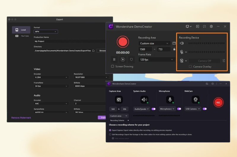 phần mềm Wondershare DemoCreator 1