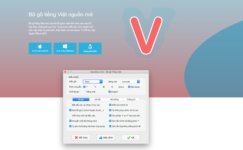 Phần mềm gõ tiếng Việt tốt nhất trên macOS (ảnh 3)