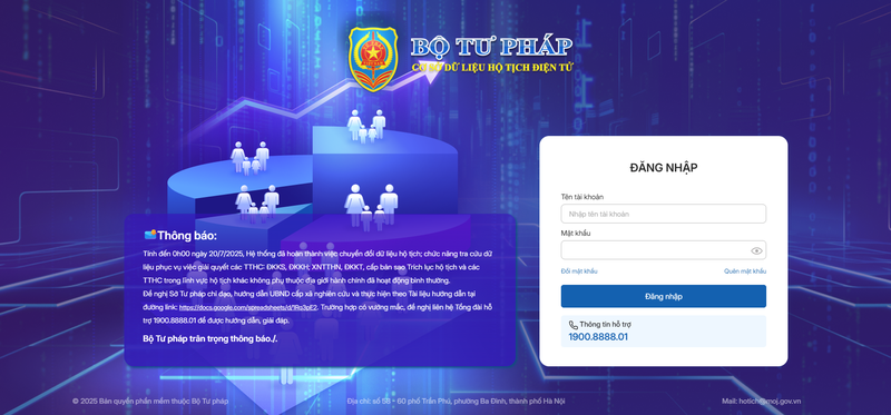 Phần mềm hộ tịch 4