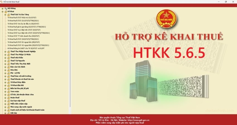 Phiên bản HTKK mới nhất hiện nay