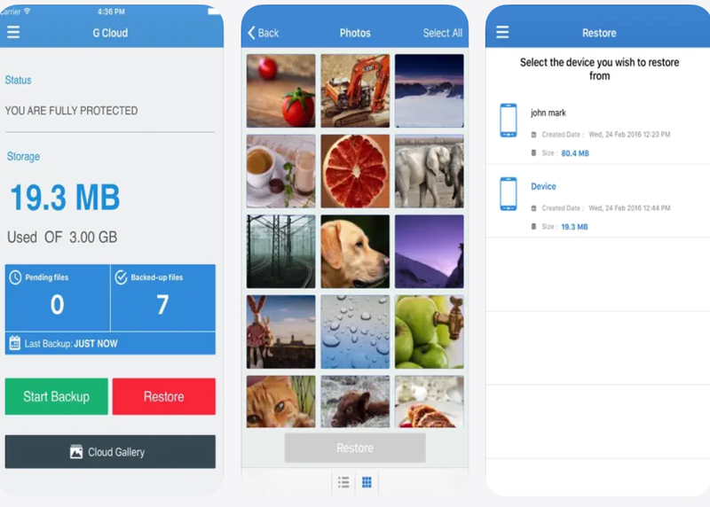 g cloud backup