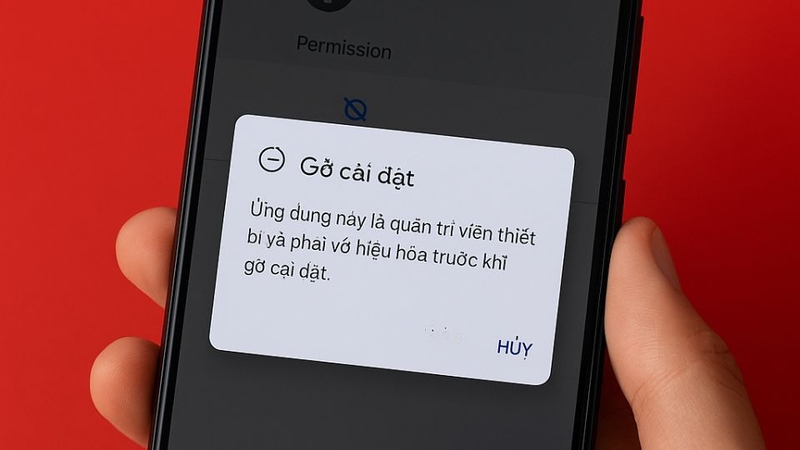 Xóa ứng dụng lạ hoặc không rõ nguồn gốc