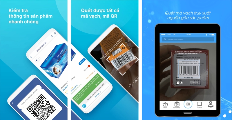 phần mềm quét mã vạch miễn phí trên điện thoại 1