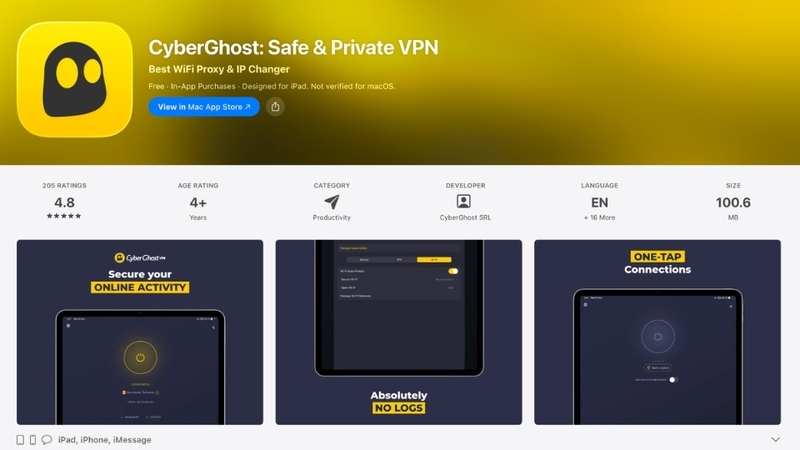 CyberGhost: Safe & Private VPN