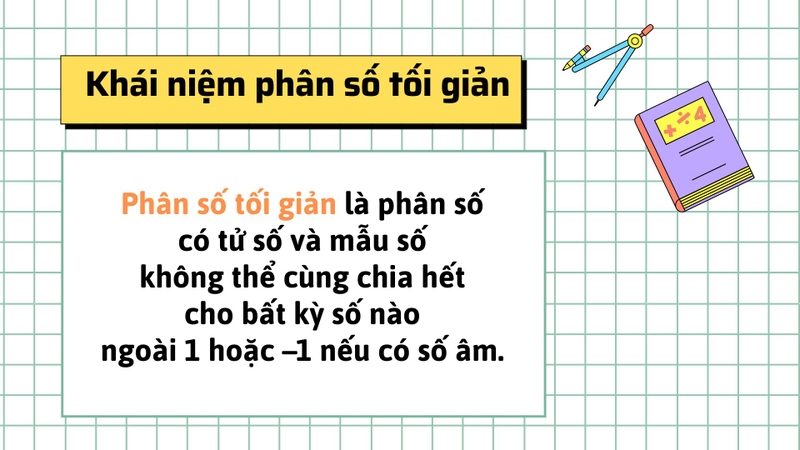 Phân số tối giản là gì 1