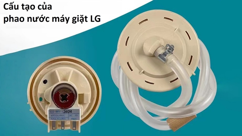 Cấu tạo phao nước máy giặt LG