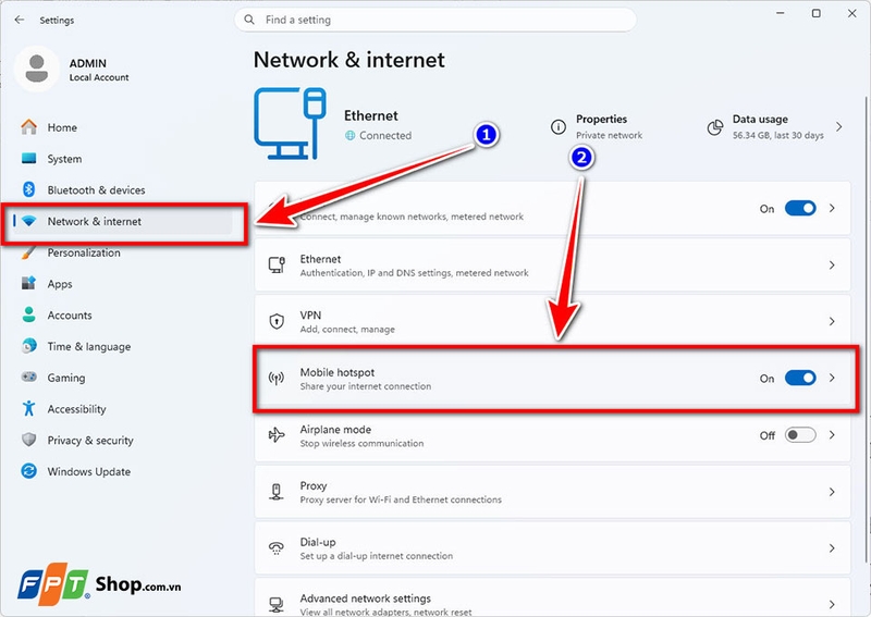 Cách phát Wifi trên Windows không sử dụng phần mềm - 04