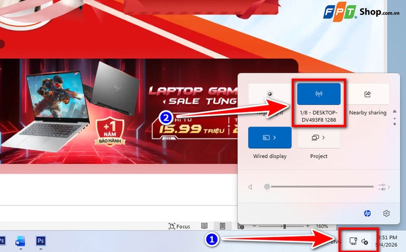Cách phát Wifi trên Windows không sử dụng phần mềm - 05
