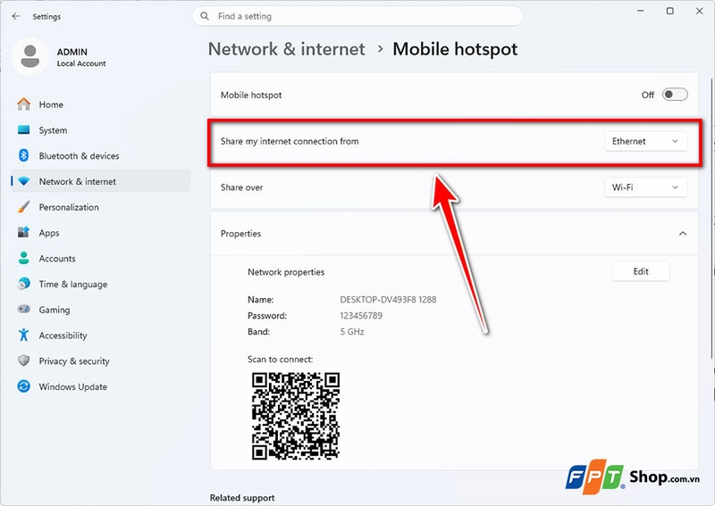 Cách phát Wifi trên Windows không sử dụng phần mềm - 06
