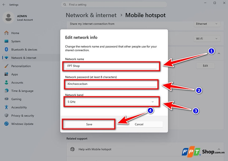 Cách phát Wifi trên Windows không sử dụng phần mềm - 08