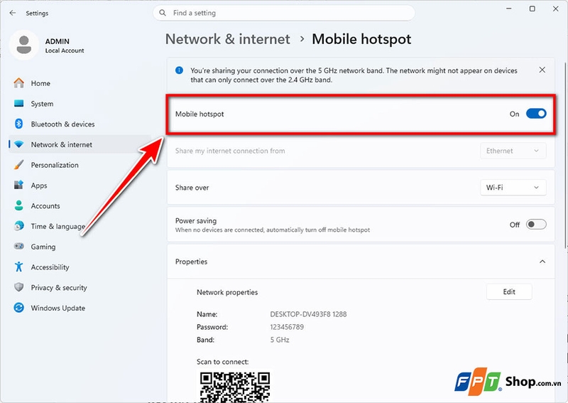 Cách phát Wifi trên Windows không sử dụng phần mềm - 09
