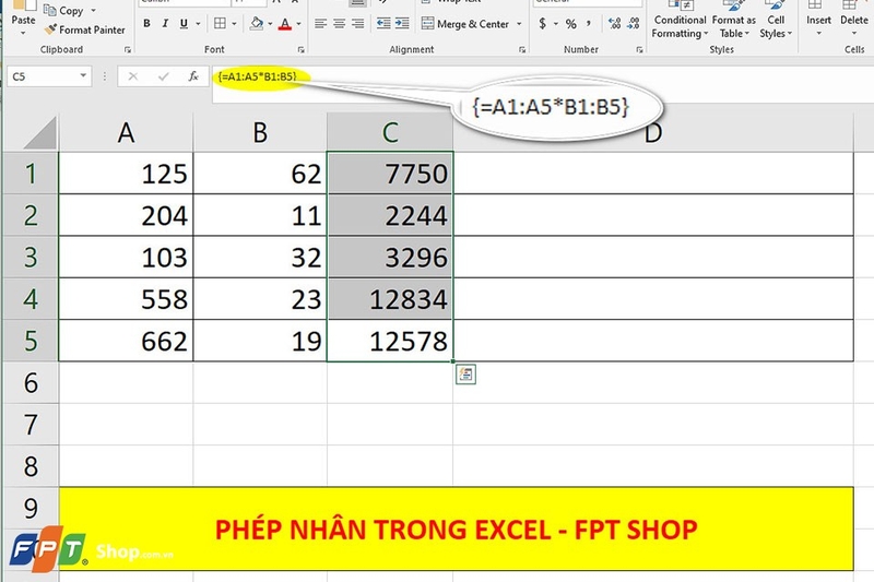 Phép nhân trong Excel - Ảnh 07