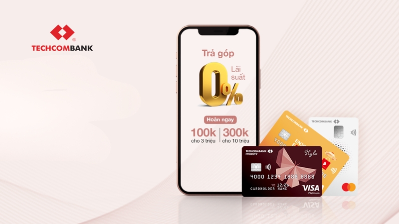 Phí chuyển đổi trả góp TechcomBank