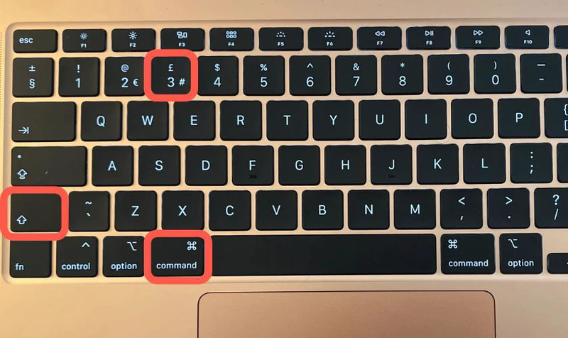 Phím Printscreen chụp màn hình trên máy MacBook ở đâu 2