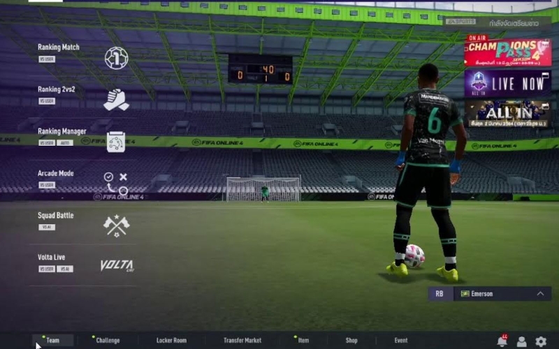 Các phím chức năng cơ bản trong FIFA Online 4